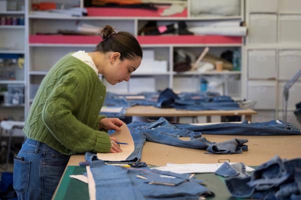 Making jeans