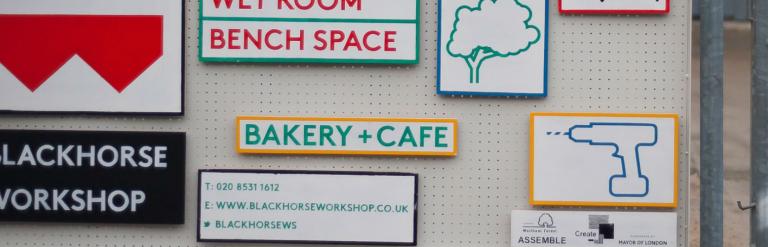 Shop signs